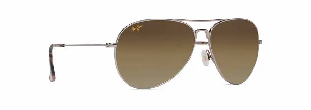 NEW MAUI JIM mavericks sunglasses in rose gold/ hcl bronze maui pure